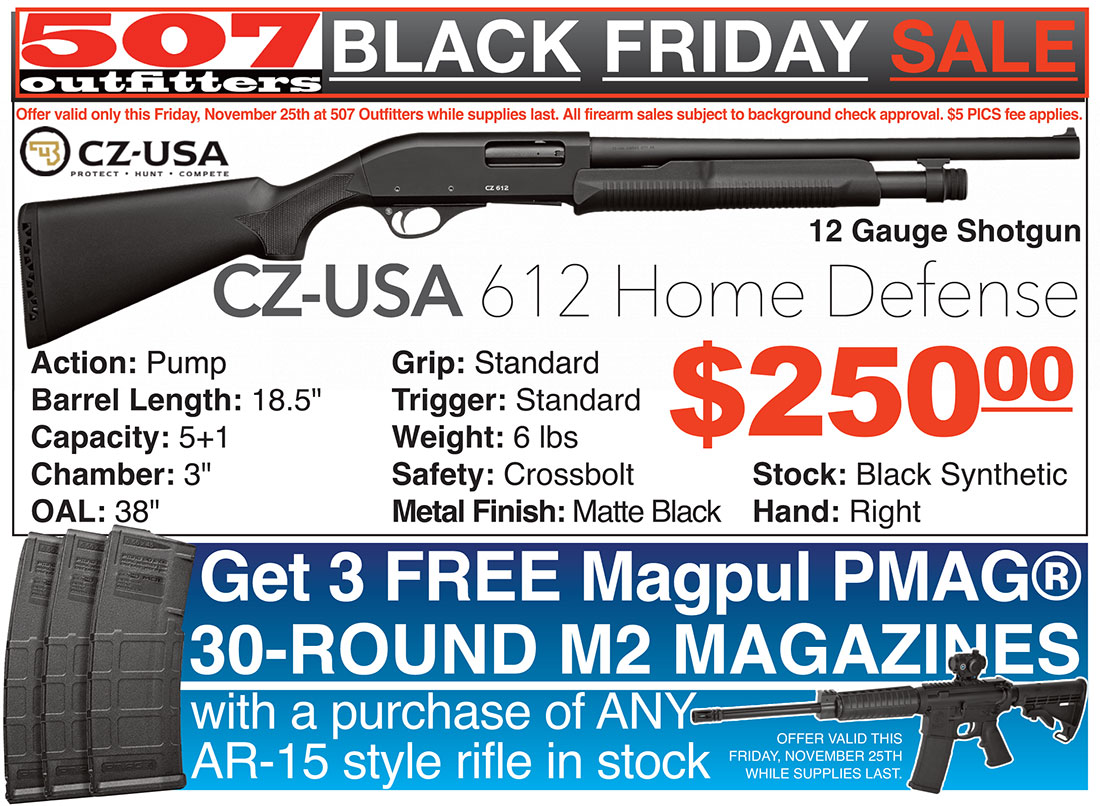 Black Friday CZ 612 Home Defense Shotgun Sale