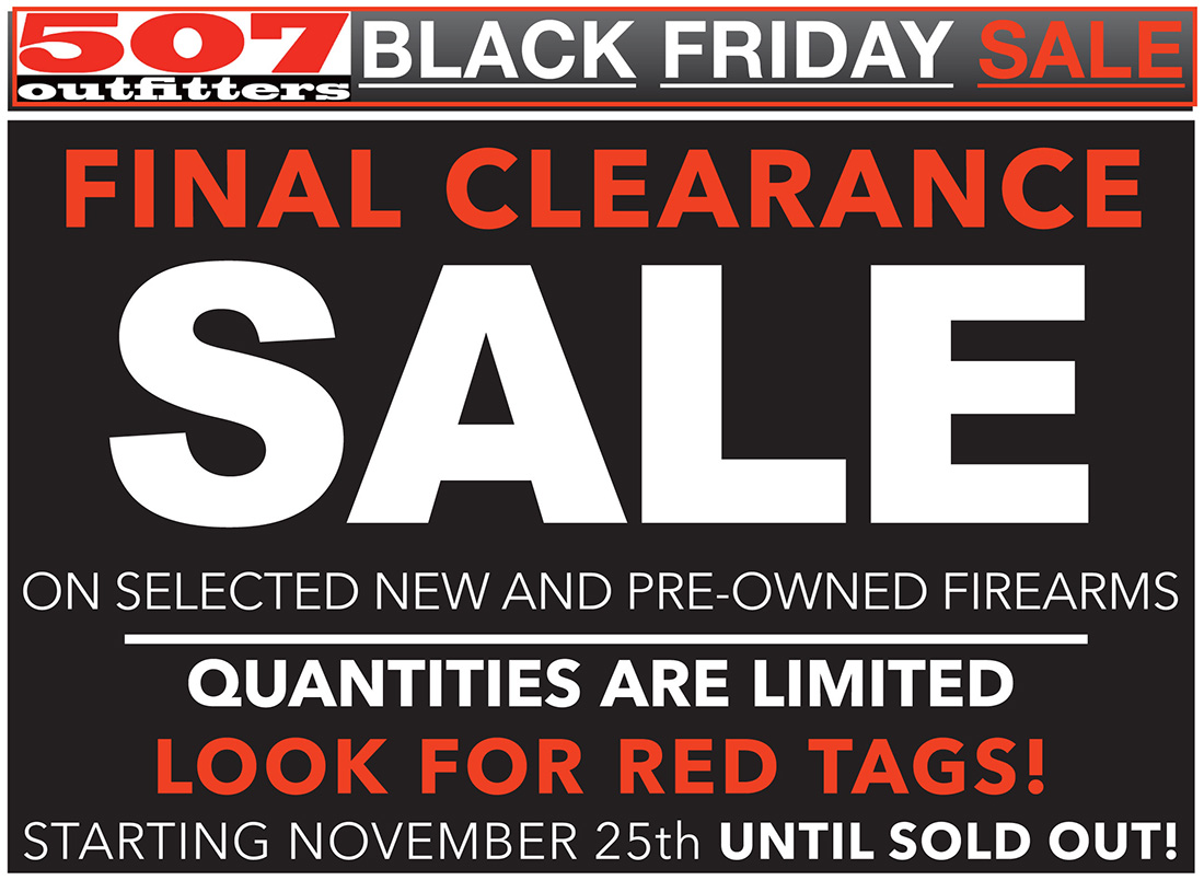 Black Friday Final Clearance