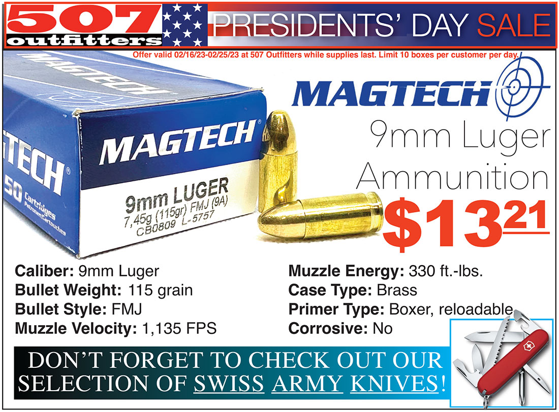 Magtech Presidents Day Sale 507 Outfitters