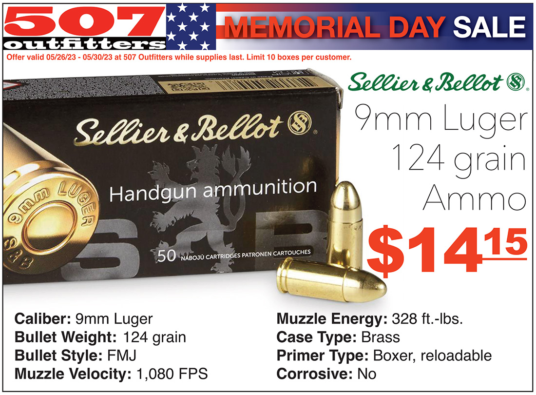 Sellier & Bellot Memorial Day Sale 507 Outfitters
