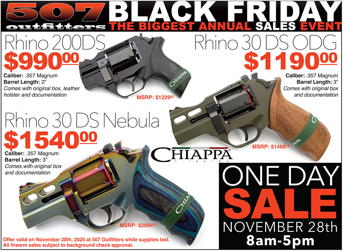 Biggest Black Friday Sale on Chiappa Rhino Revolvers