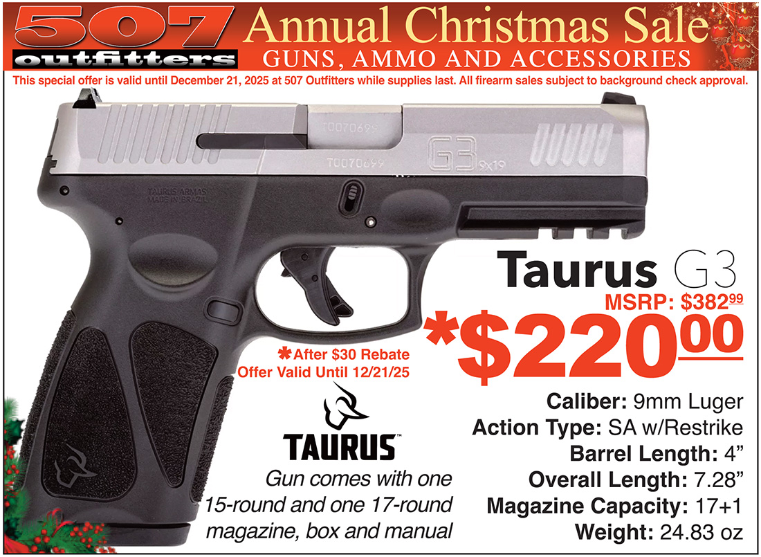 Biggest Christmas Sale on Taurus G3